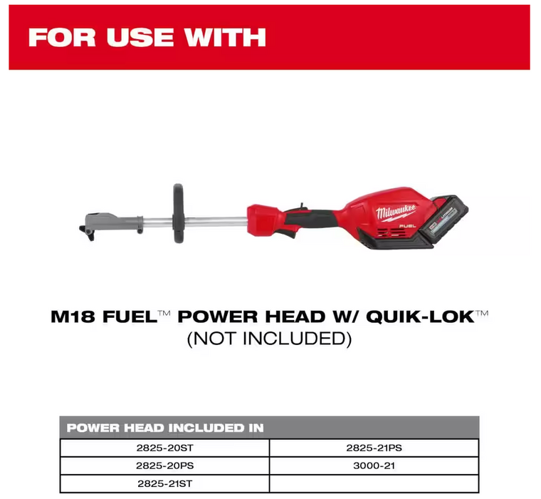 49-16-2796 Milwaukee M18 Fuel QUIK-LOK Hedge Trimmer Attachment