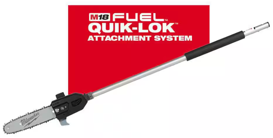 49-16-2720 Milwaukee M18 FUel QUIK-LOK 10" Pole Saw Attachment