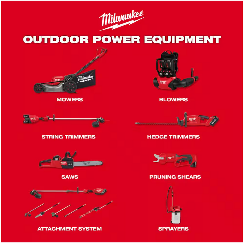 49-16-2720 Milwaukee M18 Fuel QUIK-LOK 10" Pole Saw Attachment