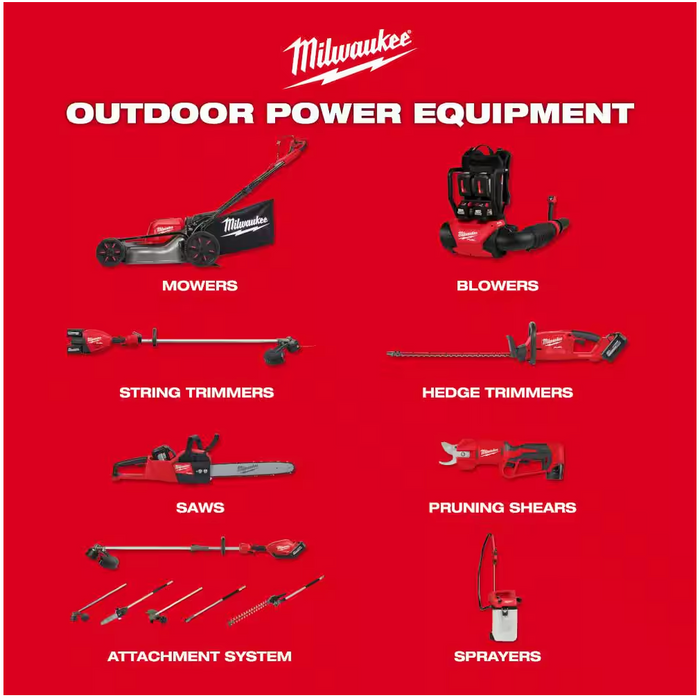 49-16-2720 Milwaukee M18 FUel QUIK-LOK 10" Pole Saw Attachment