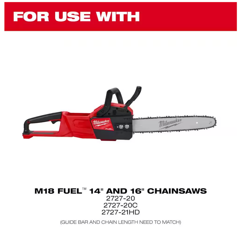 48-09-3001 Milwaukee 16" Chain Saw Guide Bar