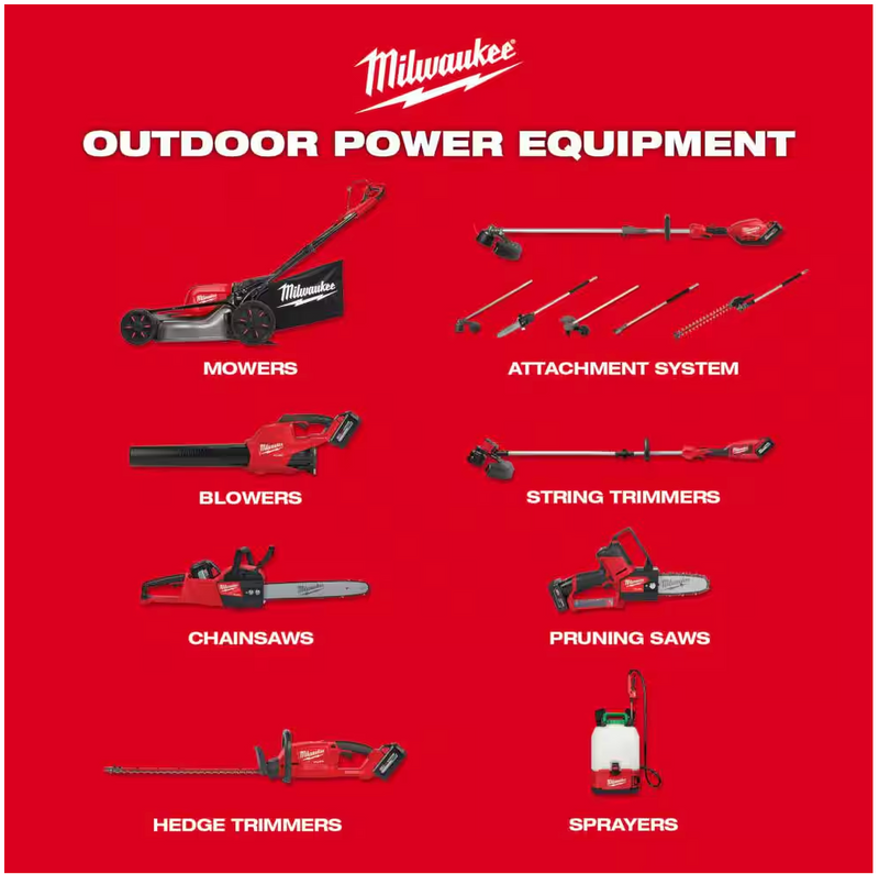 2825-21PS Milwaukee M18 Fuel 10" Pole Saw w/ QUIK-LOK Kit