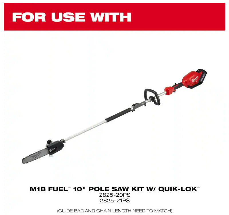 48-09-5001 Milwaukee 10" Pole Saw Bar