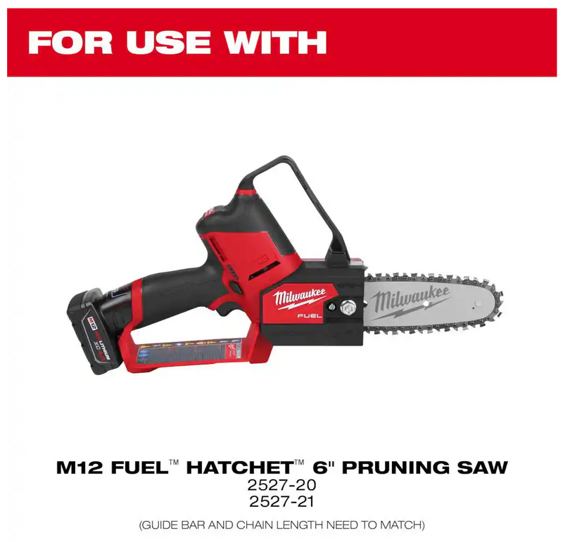 49-16-2732 Milwaukee 6" Pruning Saw Chain