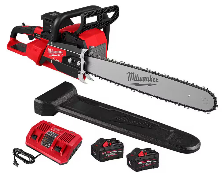 2827-22 Milwaukee M18 Fuel 20" Dual Battery Chainsaw Kit