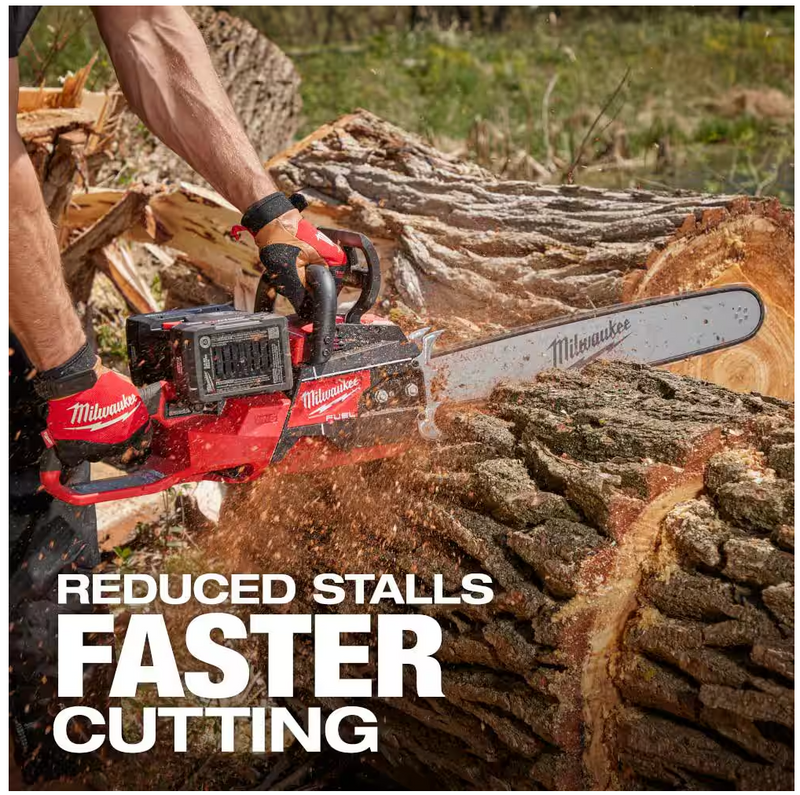 2827-22 Milwaukee M18 Fuel 20" Dual Battery Chainsaw Kit