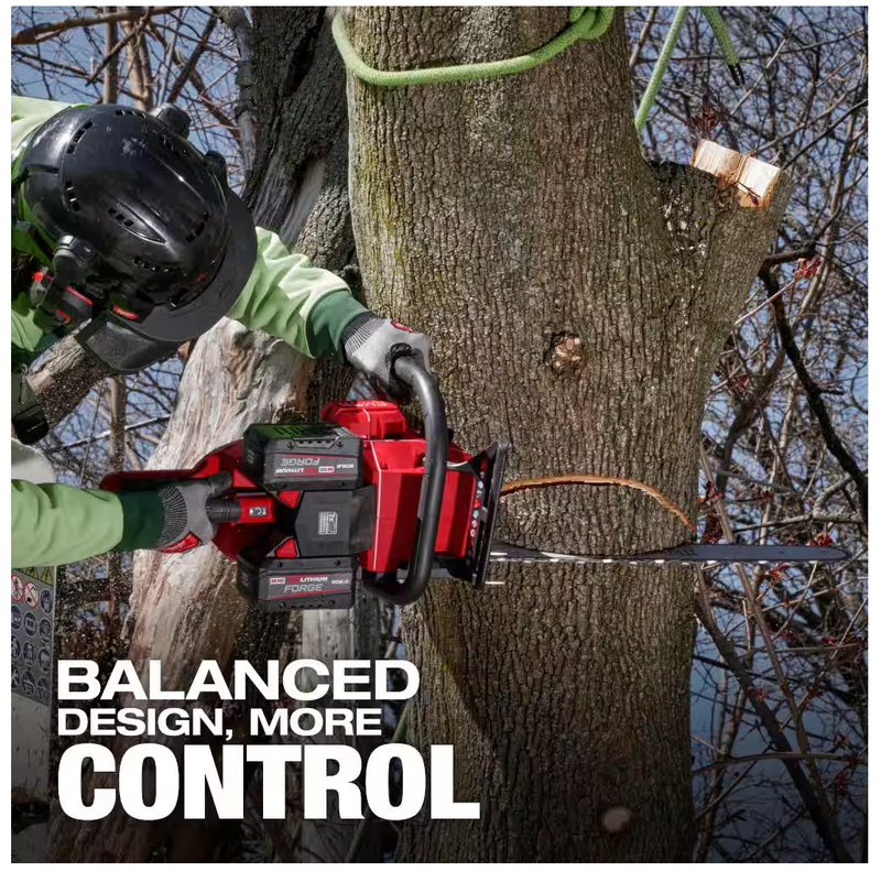 2827-22 Milwaukee M18 Fuel 20" Dual Battery Chainsaw Kit