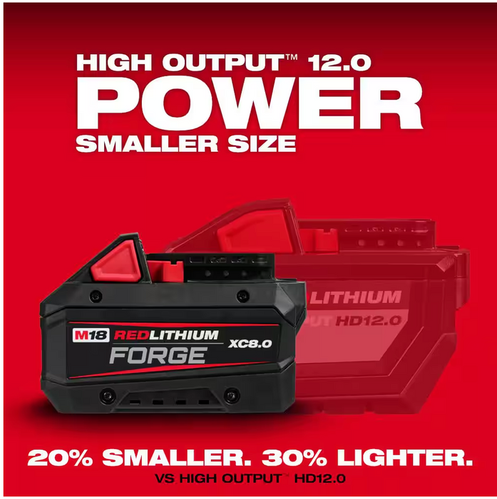 48-11-1881 Milwaukee M18 REDLITHIUM FORGE XC 8.0 AH Battery Pack