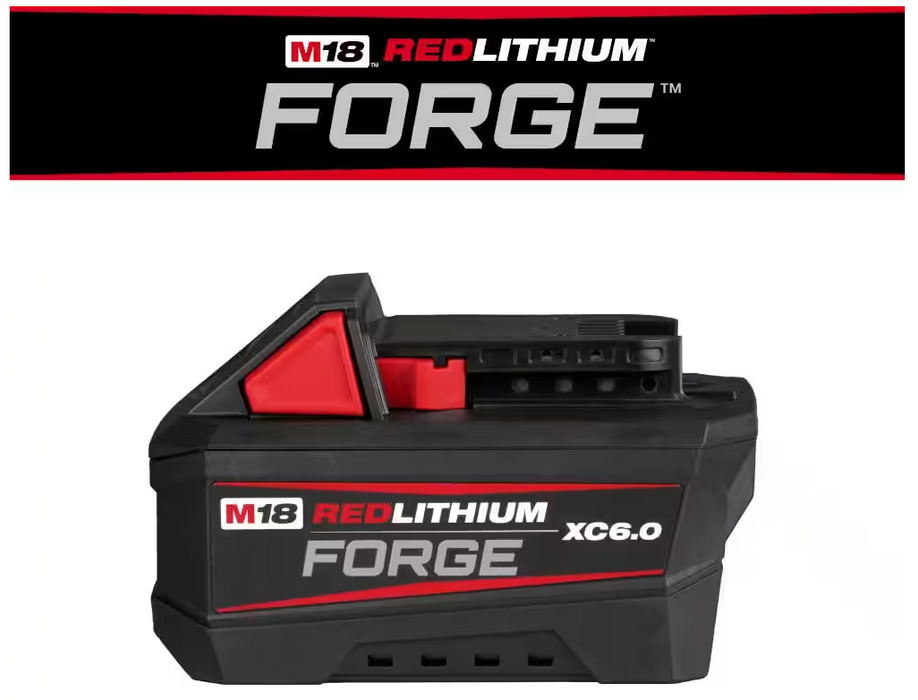 48-11-1861 Milwaukee M18 REDLITHIUM FORGE XC 6.0 AH Battery Pack