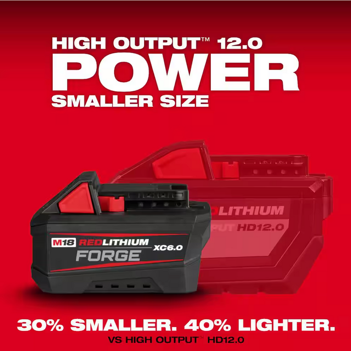 48-11-1861 Milwaukee M18 REDLITHIUM FORGE XC 6.0 AH Battery Pack