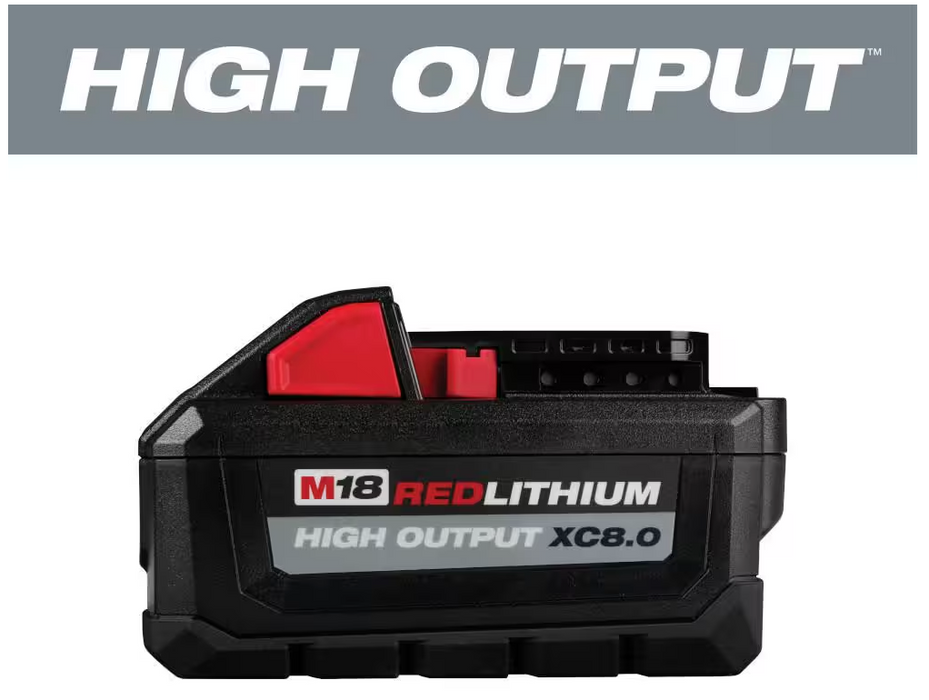 48-11-1880 Milwaukee M18 REDLITHIUM HIGH OUTPUT XC 8.0 AH Battery Pack