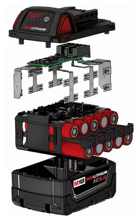 48-11-1850 Milwaukee M18 REDLITHIUM HIGH OUTPUT XC 5.0 AH Battery Pack