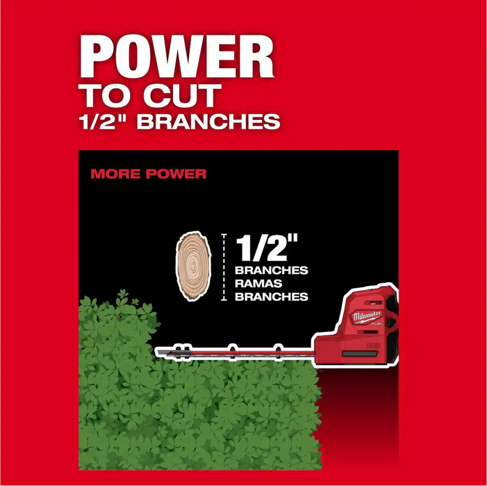 2533-21 Milwaukee M12 Fuel 8" Hedge Trimmer Kit