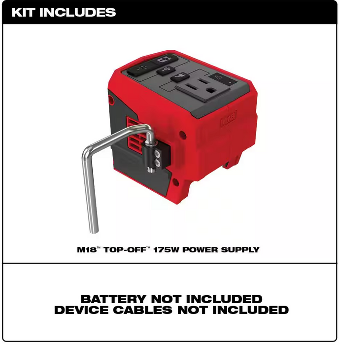 2846-20 Milwaukee M18 Top Off Power Supply