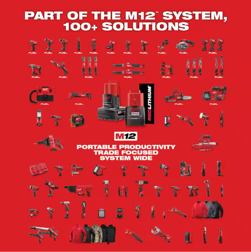 48-11-2425 Milwaukee M12 HIGH OUTPUT CP 2.5 AH Battery Pack