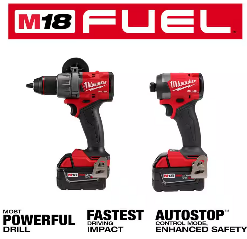3697-22 Milwaukee M18 Fuel 2 Tool Combo Kit