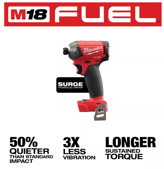 2760-20 Milwaukee M18 Fuel SURGE 1/4" Hex Impact Driver (Tool Only)