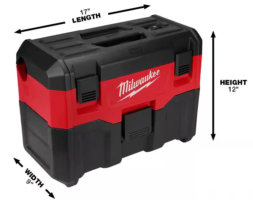 0880-20 Milwaukee M18 2 Gallon Wet/Dry Vacuum