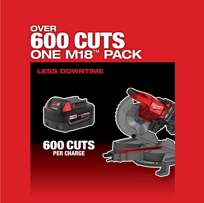 2733-20 Milwaukee M18 Fuel 7-1/4" Dual Bevel Sliding Compound Miter Saw (Tool Only)