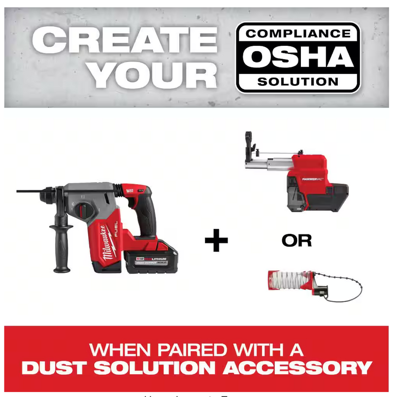 2912-20 Milwaukee M18 Fuel 1" SDS Plus Rotary Hammer (Tool Only)