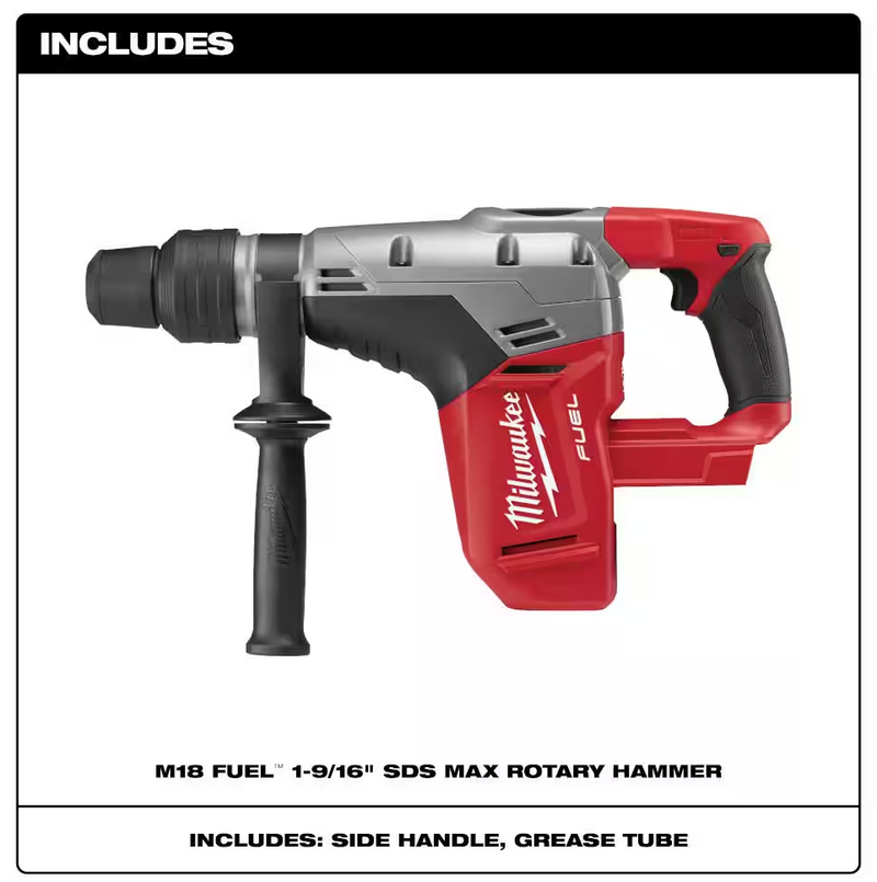 2717-20 Milwaukee M18 Fuel 1-9/16" SDS-MAX Rotary Hammer (Tool Only)