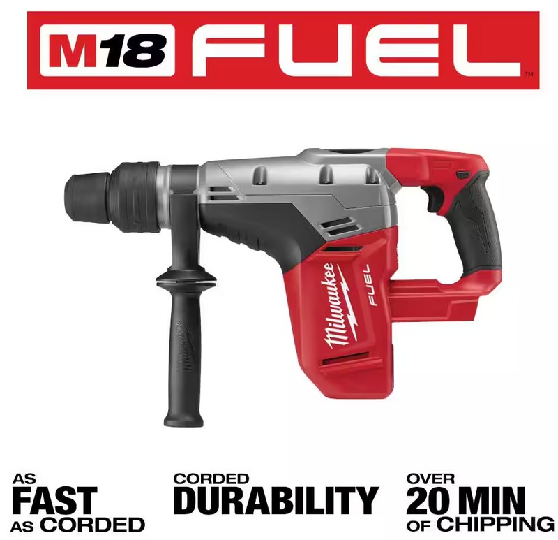 2717-20 Milwaukee M18 Fuel 1-9/16" SDS-MAX Rotary Hammer (Tool Only)