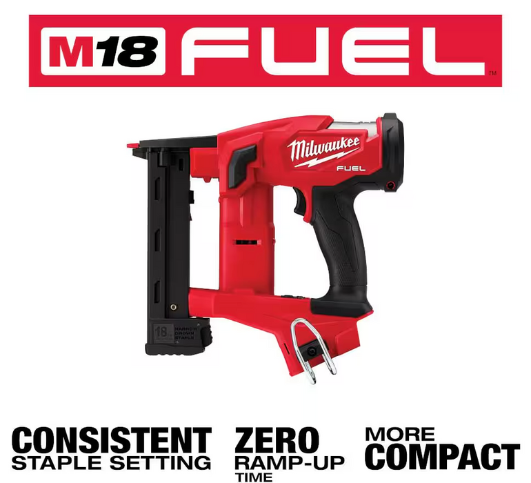 2749-20 Milwaukee M18 Brushless 18 GA 1/4" Narrow Crown Stapler (Tool Only)