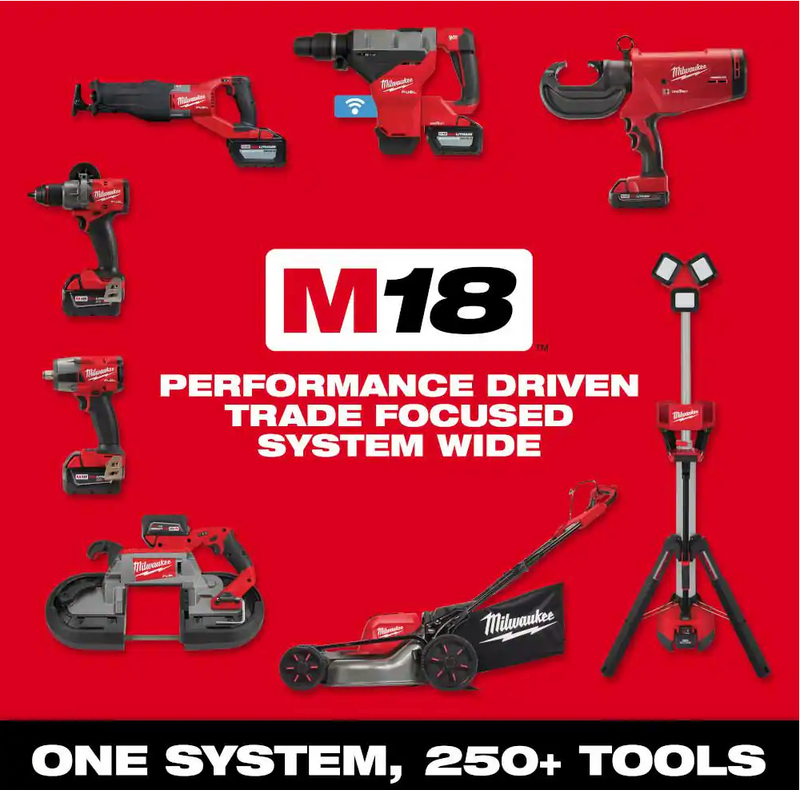 2840-20 Milwaukee M18 Fuel 2 GAL Electric Compact Quiet Compressor (Tool Only)