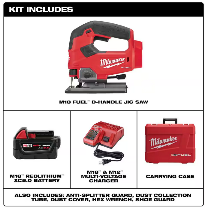 2737-21 Milwaukee M18 Fuel Jig Saw KIt