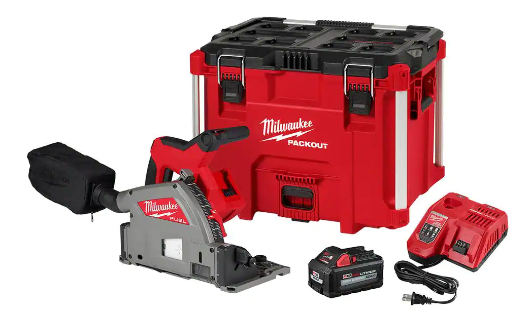 2831-21 Milwaukee M18 Fuel 6-1/2" Plunge Cut Track Saw Kit