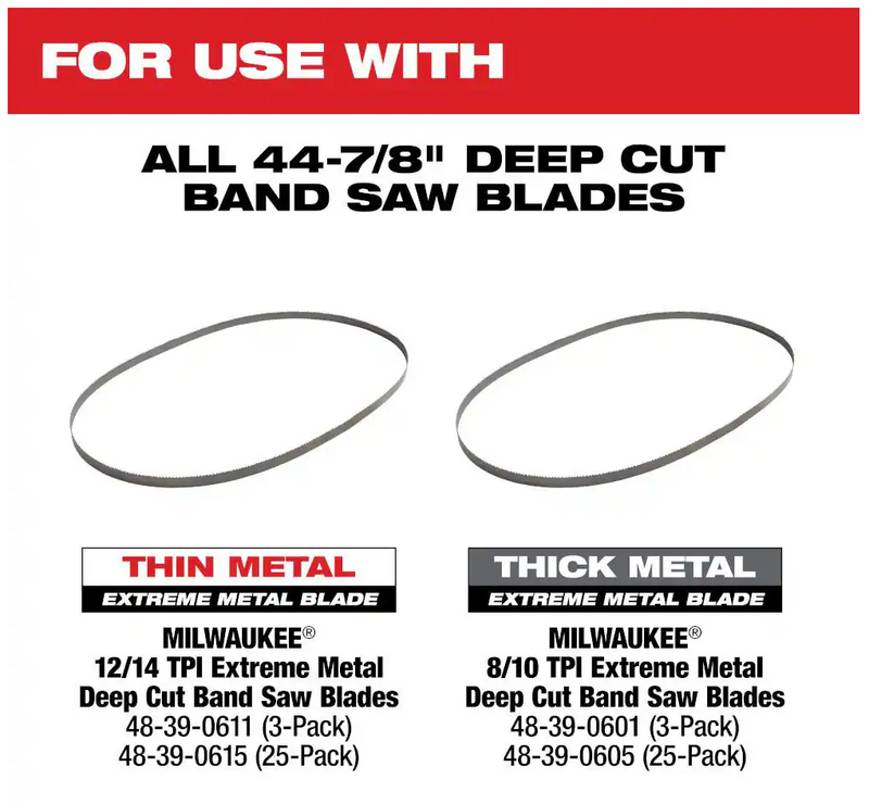 2929-20 Milwaukee M18 Fuel Deep Cut Band Saw (Tool Only)