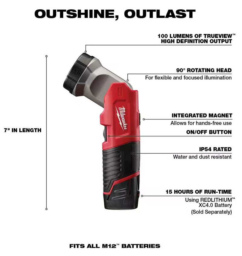 2498-24 Milwaukee M12 Fuel Cordless 4-Tool Combo Kit