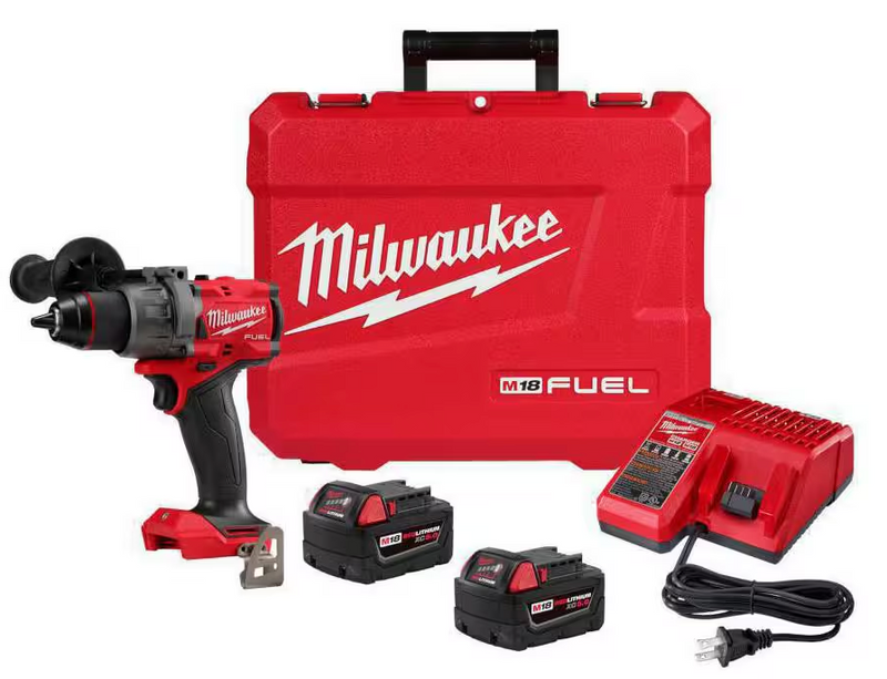 2904-22 Milwaukee M18 Fuel 1/2" Hammer Drill/Driver Kit