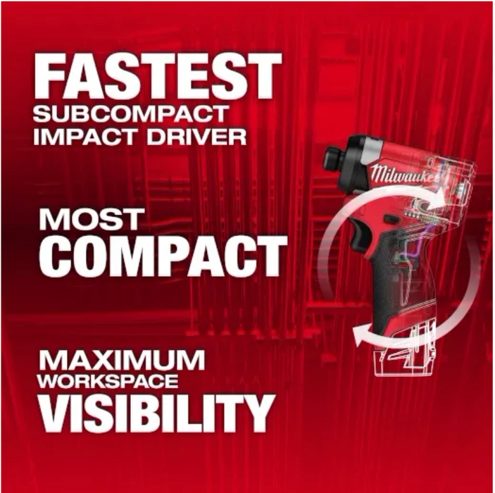 3453-20 Milwaukee M12 Fuel 1/4" Hex Impact Driver