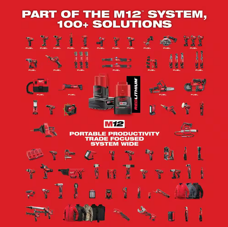 2462-20 Milwaukee M12 Fuel 1/4" Hex Impact Driver (Tool Only)