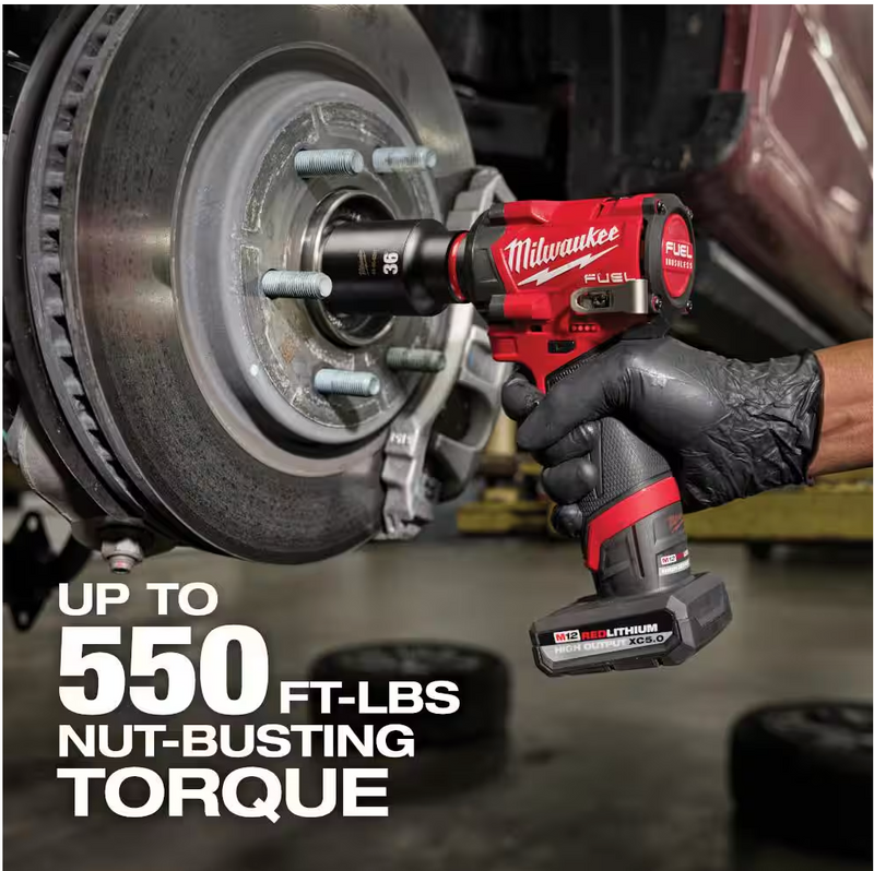 2563-20 Milwaukee M12 Fuel "Stubby" 1/2" Impact Wrench (Tool Only)