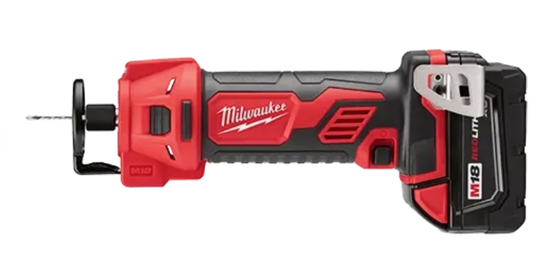 2627-22 Milwaukee M18 Drywall Cut Out Rotary Tool Kit