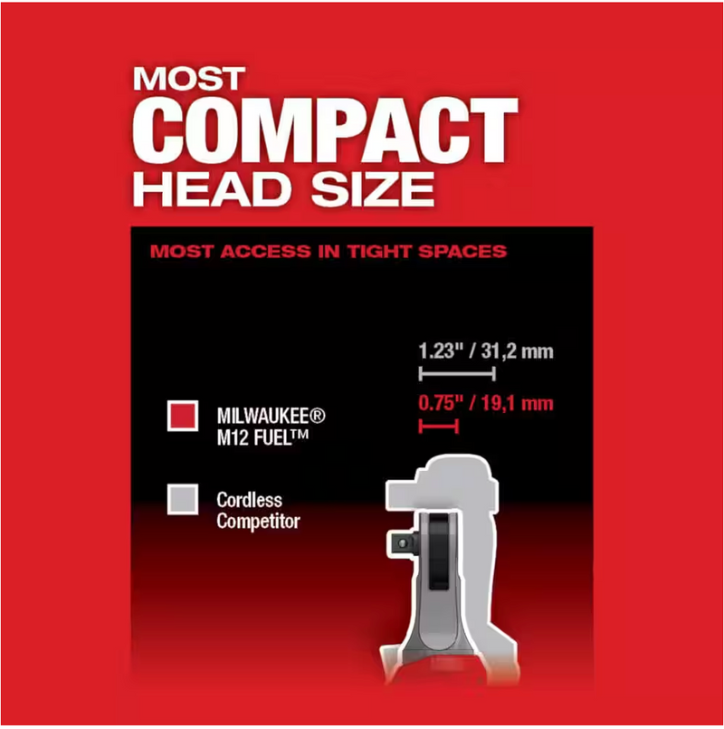 2567-20 Milwaukee M12 Fuel 3/8" High Speed Ratchet (Tool Only)