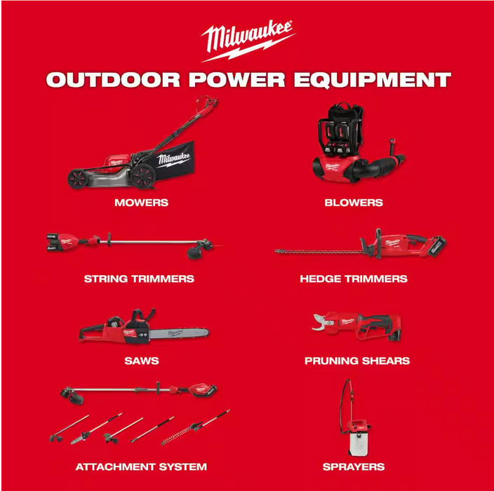 2823-20 Milwaukee M18 Fuel 21" Self Propelled Dual Battery Walk Behind Mower (Tool Only)