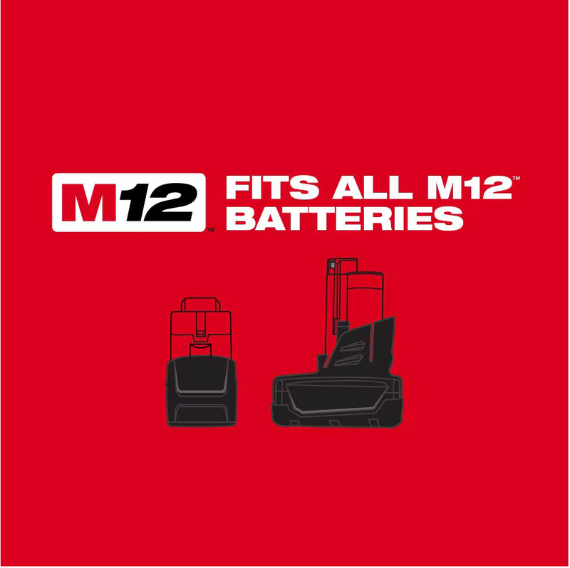 2557-22 Milwaukee M12 Fuel 3/8" Ratchet 2 Battery Kit