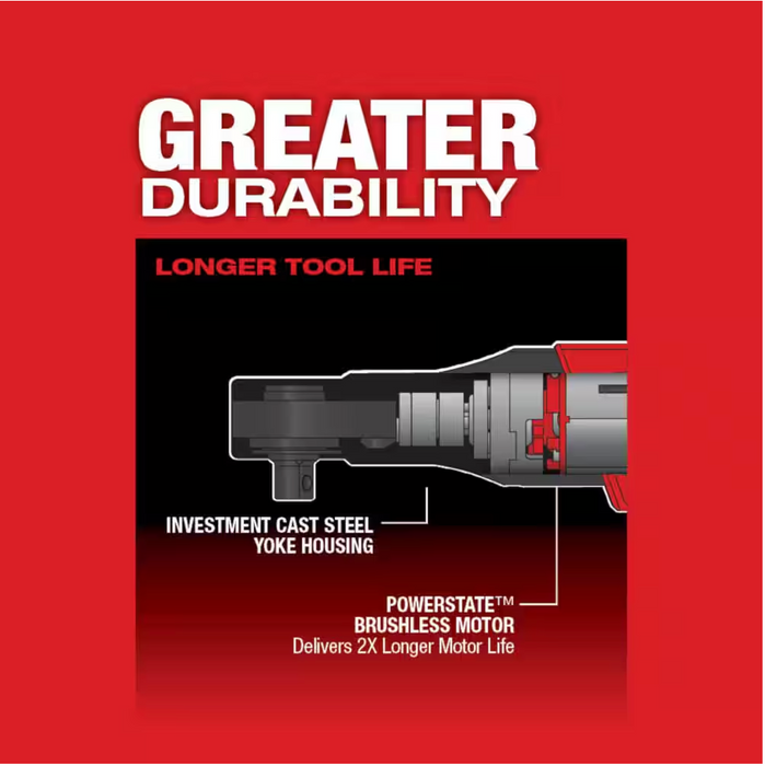 2557-20 Milwaukee M12 Fuel 3/8" Ratchet (Tool Only)