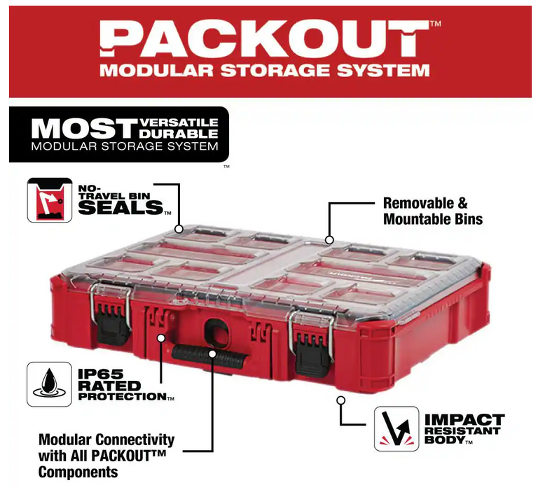 48-22-8430 Milwaukee PACKOUT 11 Compartment Organizer