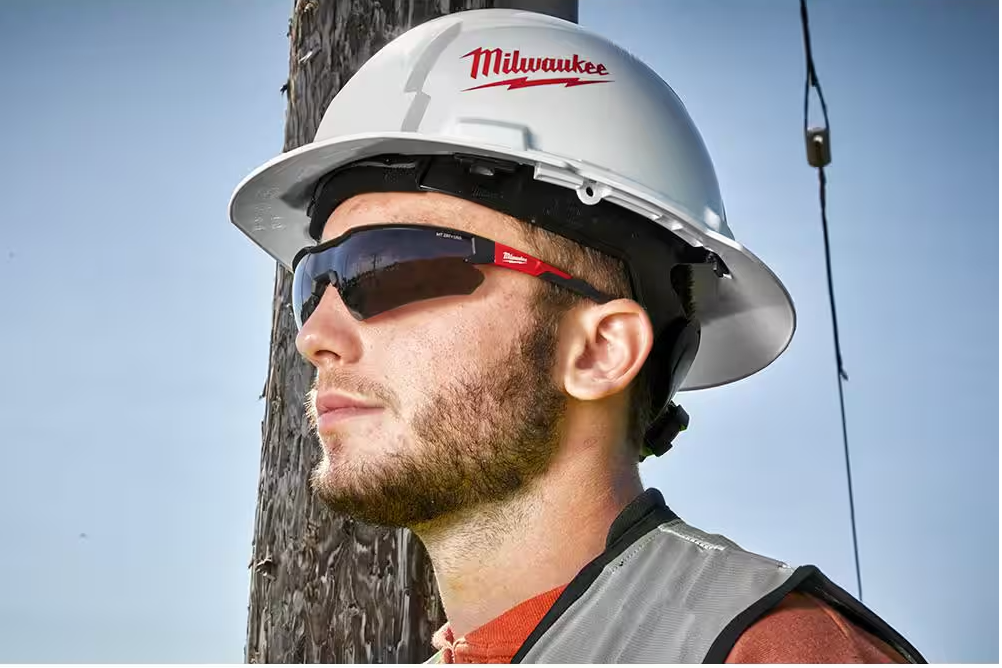 48-73-2015 Milwaukee Safety Glasses - Tinted Anti Scratch Lenses