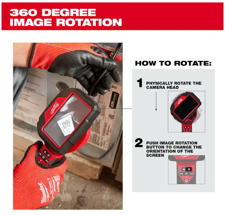 2324-21 Milwaukee M12 Fuel M-SPECTOR 360 Degree 10FT Inspection Camera Kit