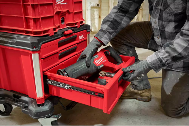 48-22-8447 Milwaukee PACKOUT 3-Drawer Tool Box w/Metal Corners