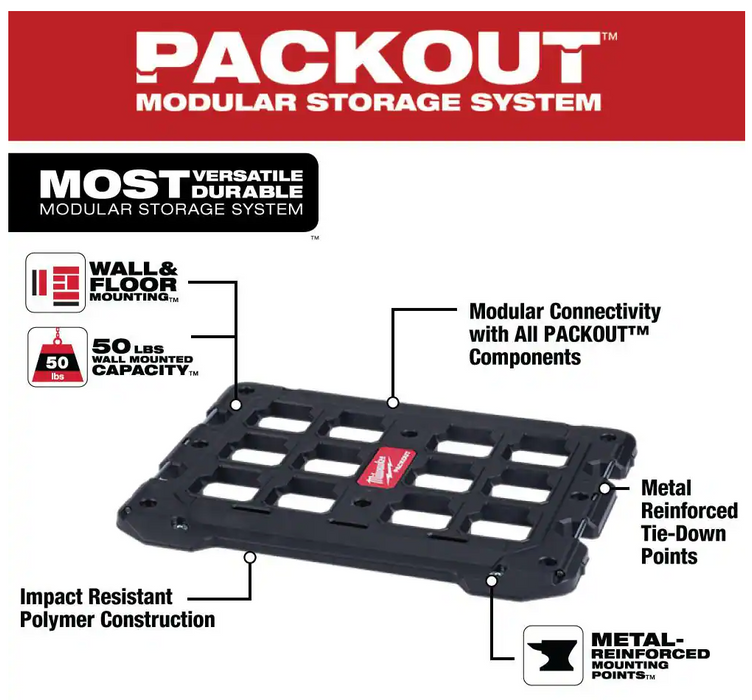 48-22-8485 Milwaukee PACKOUT Mounting Plate