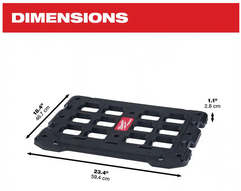 48-22-8485 Milwaukee PACKOUT Mounting Plate — RC Engine Service