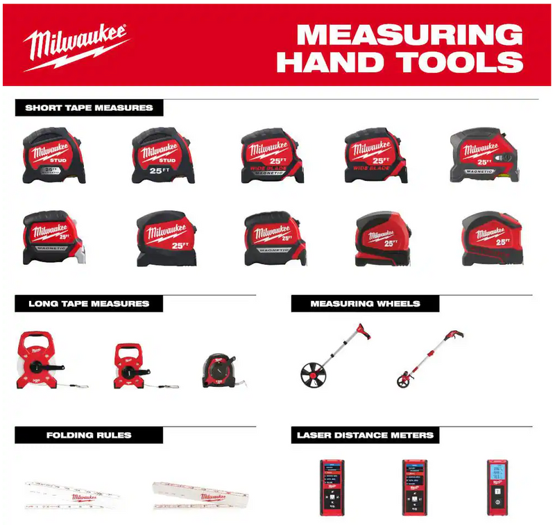 48-22-9725M Milwaukee 25ft STUD Magnetic Tape Measure