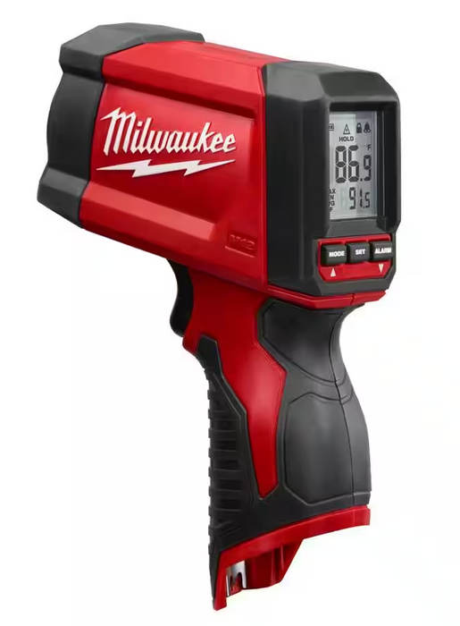 2278-20 Milwaukee M12 Laser Temperature Gun - Infrared (Tool Only)