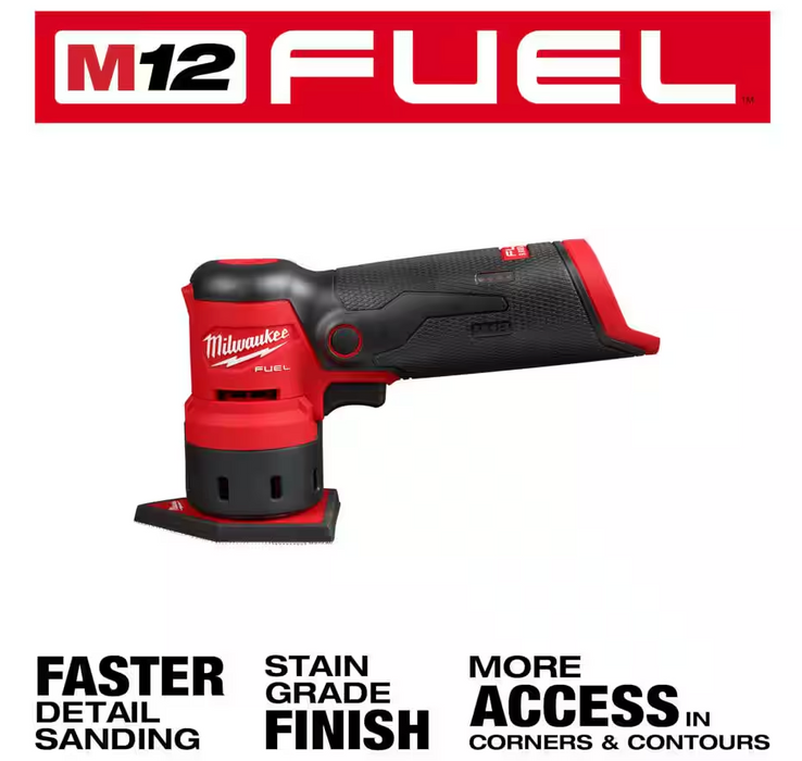 2531-20 Milwaukee M12 Fuel Orbital Sander (Tool Only)